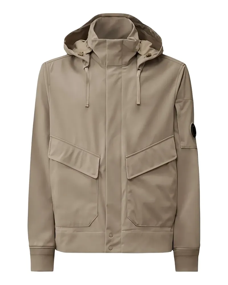 C.P. Company Jacke mit Linsen-Detail - Nude Nude