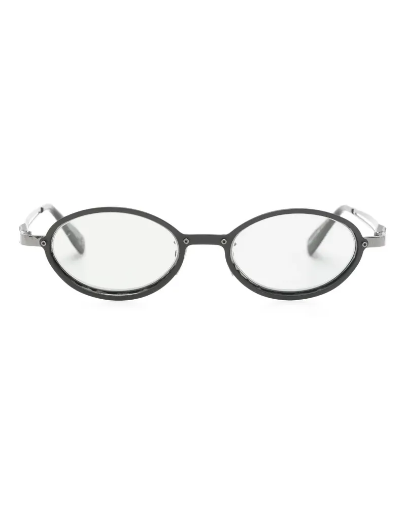 KUBORAUM oval-frame sunglasses - Schwarz Schwarz