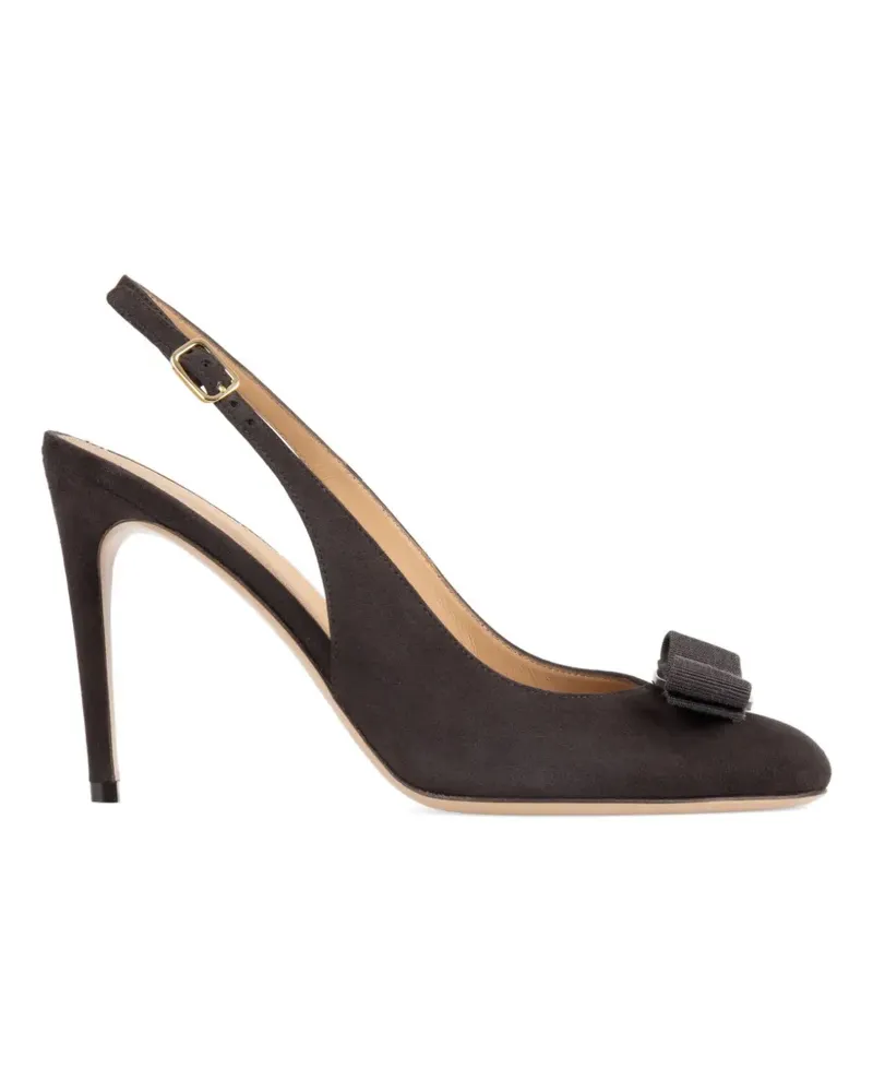 Ferragamo Vara bow slingback pumps - Braun Braun