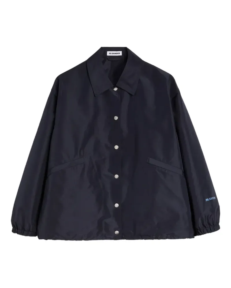 Jil Sander Sweatshirt mit Logo-Print - Blau Blau