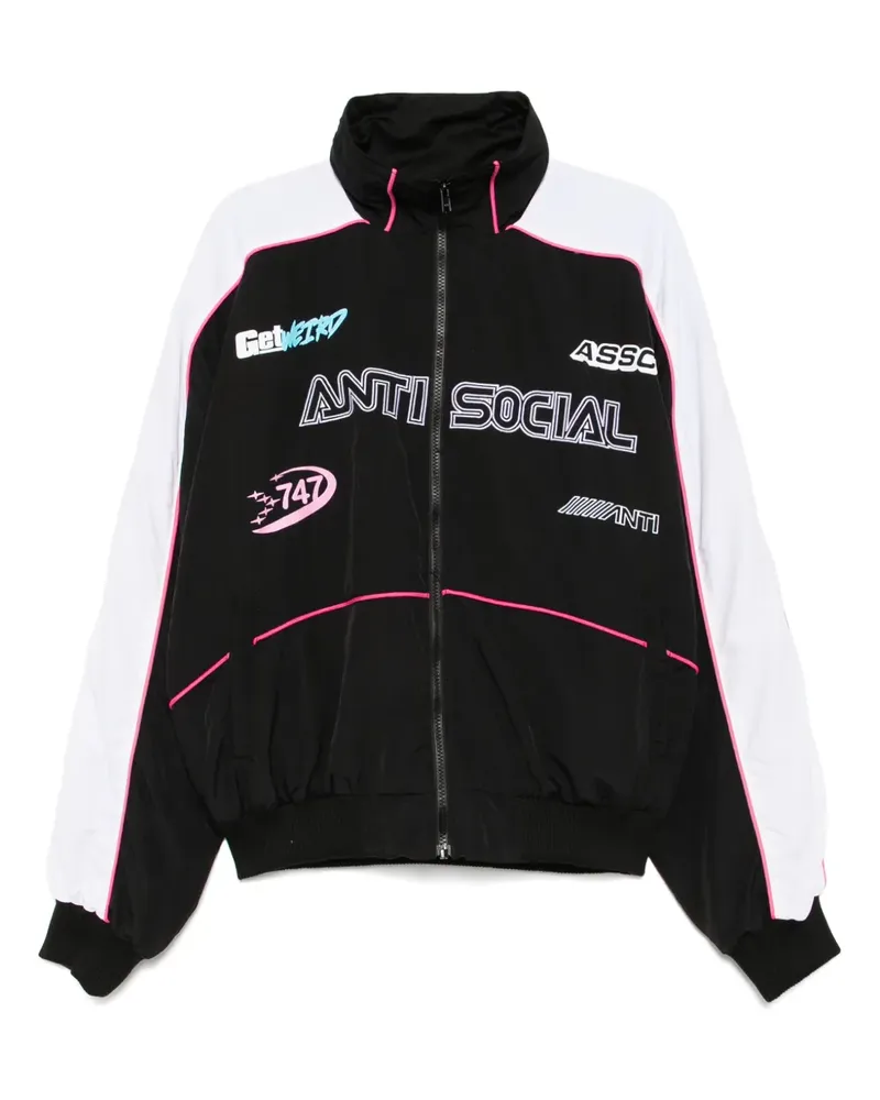 Anti Social Social Club Racing Sportjacke - Schwarz Schwarz