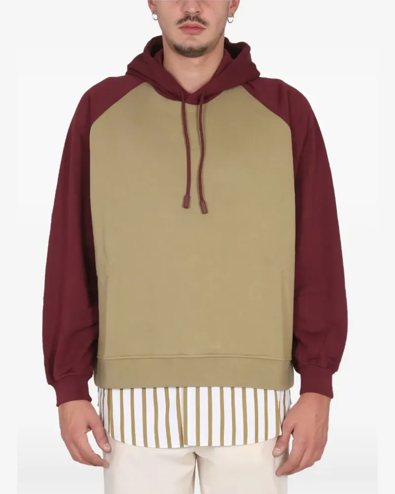 SUNNEI raglan-sleeve hoodie - Nude Nude