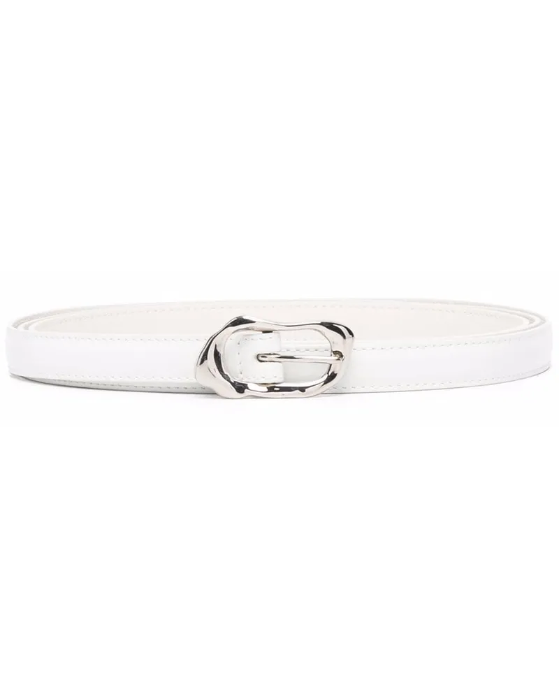 Alexander McQueen Klassischer Gürtel - Weiß Weiß