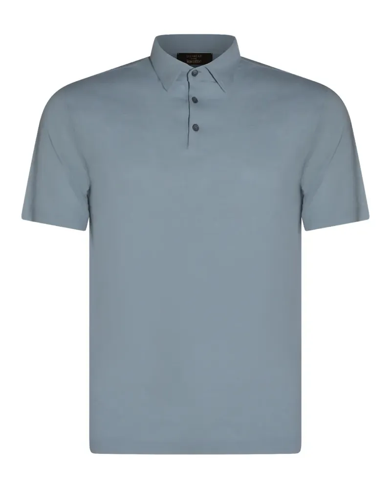 Zanone buttoned polo shirt - Blau Blau