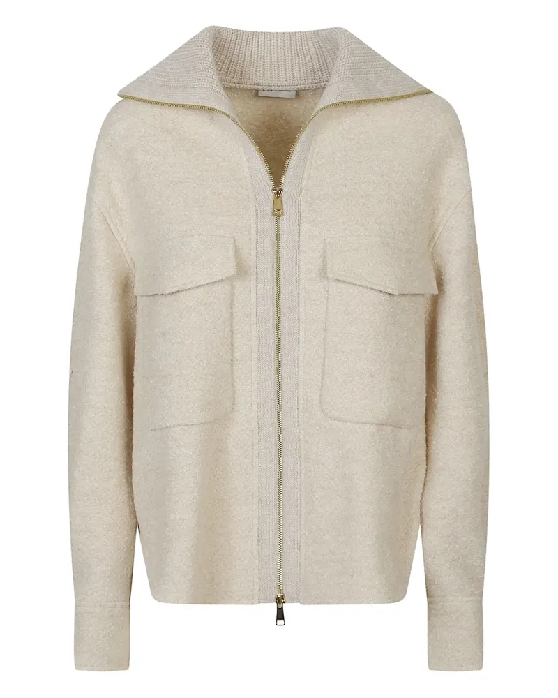 Moncler Jacke mit Klappentaschen und Reißverschluss - Nude Nude