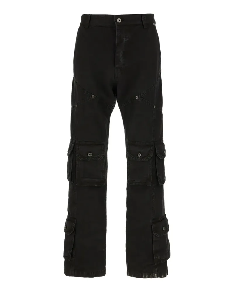OFF-WHITE multi-pocket cargo pants - Schwarz Schwarz