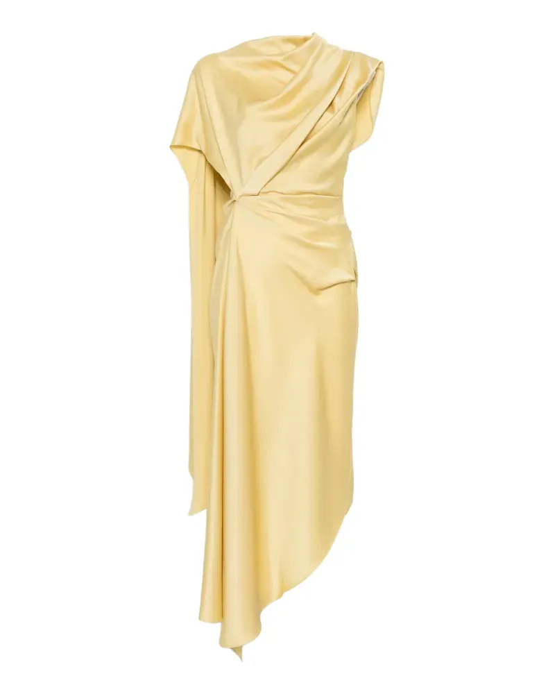 De La Vali Asymmetrisches Lunessa Kleid - Gelb Gelb