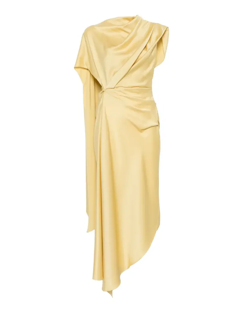 De La Vali Asymmetrisches Lunessa Kleid - Gelb Gelb