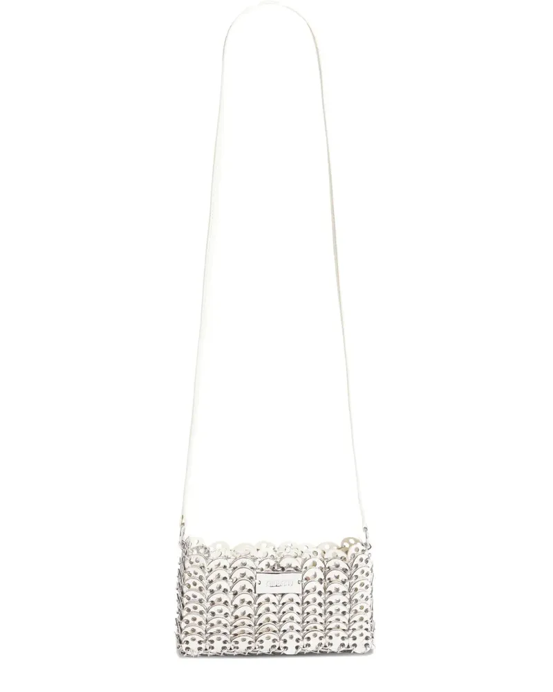 Paco Rabanne 1969 Umhängetasche mit Metallic-Gliedern - Silber Silber