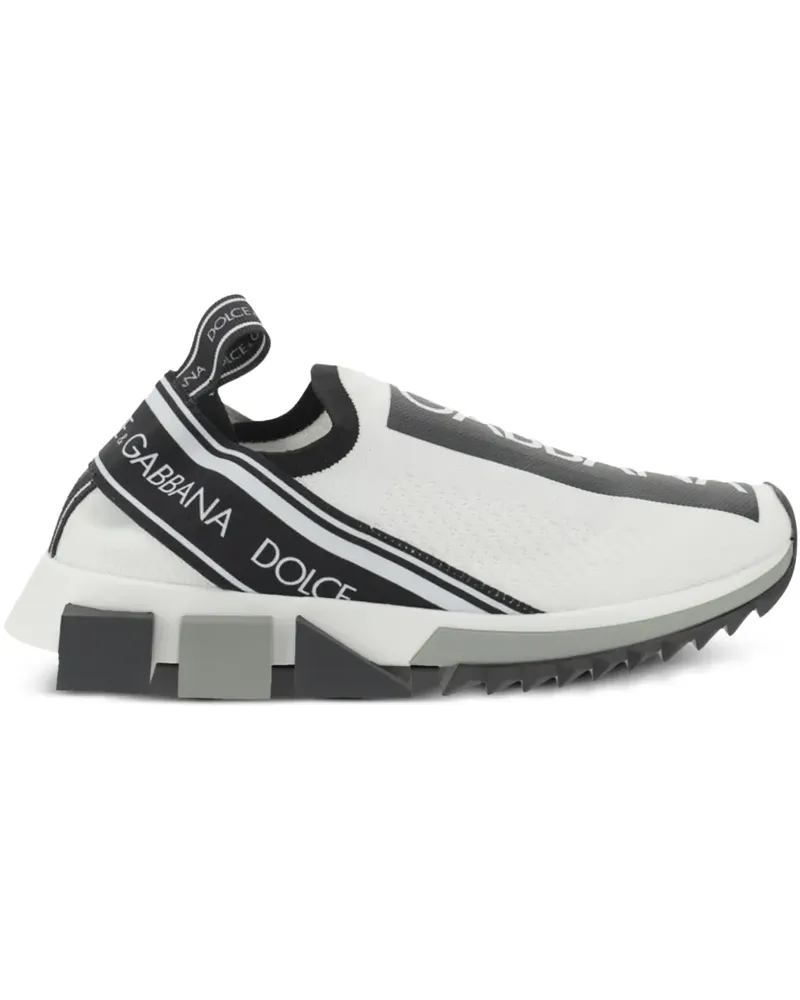 Dolce & Gabbana Sneakers mit Logo-Print - Weiß Weiß