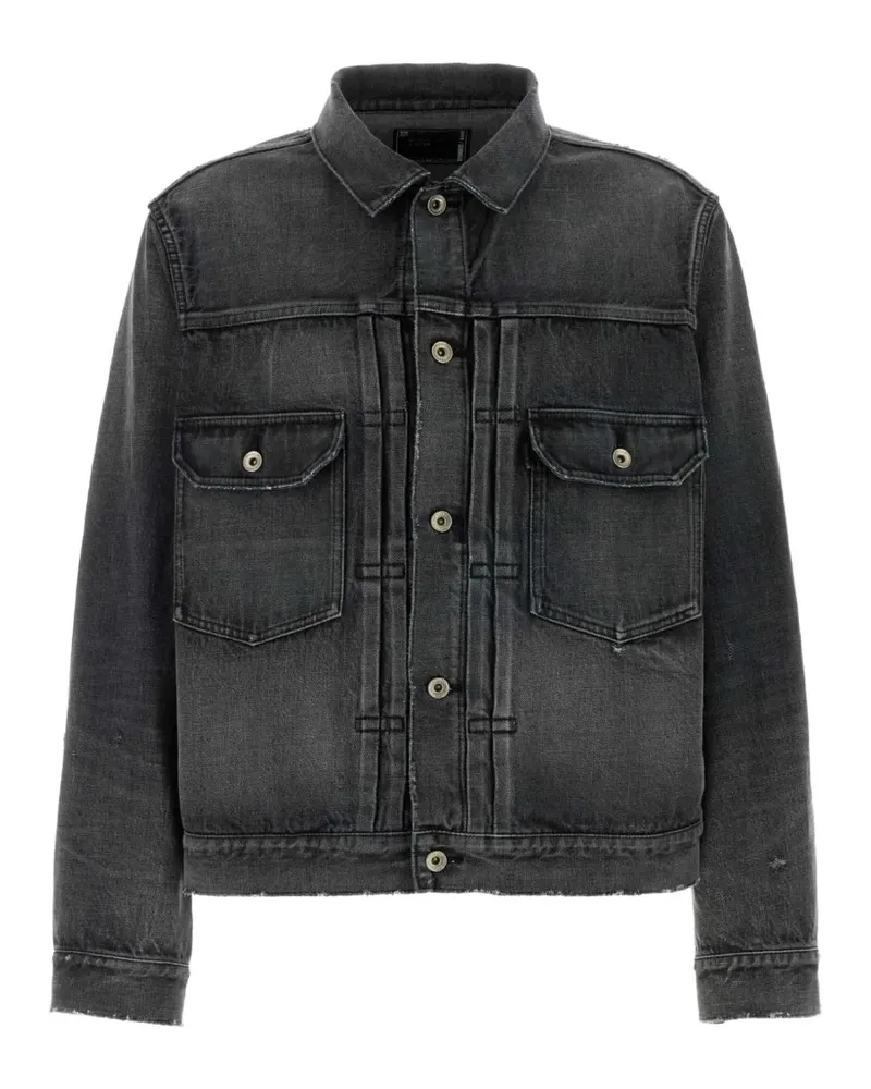 Sacai chest-pocket jacket - Grau Grau