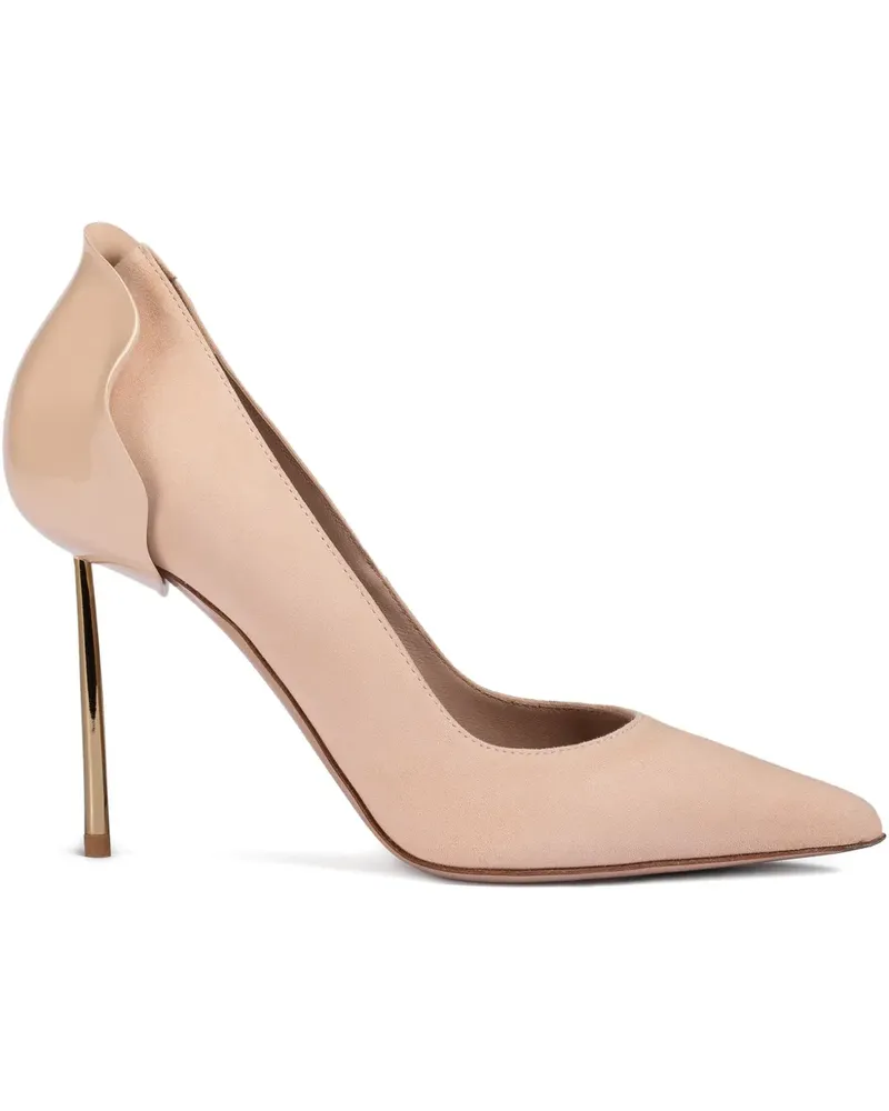 Le Silla Petalo Pumps mit spitzer Kappe 100mm - Nude Nude