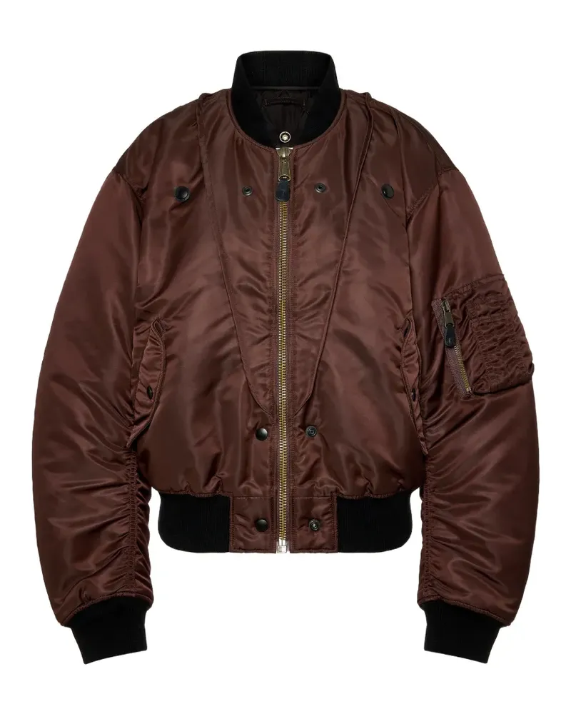 Maison Margiela Wendbare Bomberjacke - Braun Braun