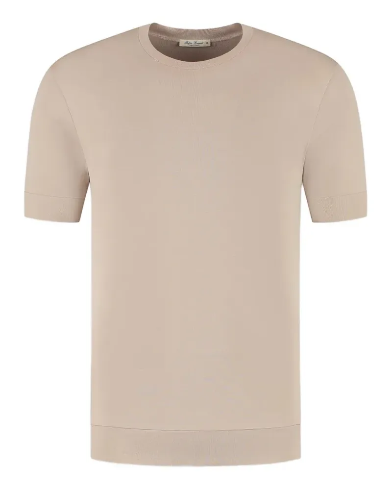 Stefan Brandt crew-neck short-sleeve T-shirt - Nude Nude