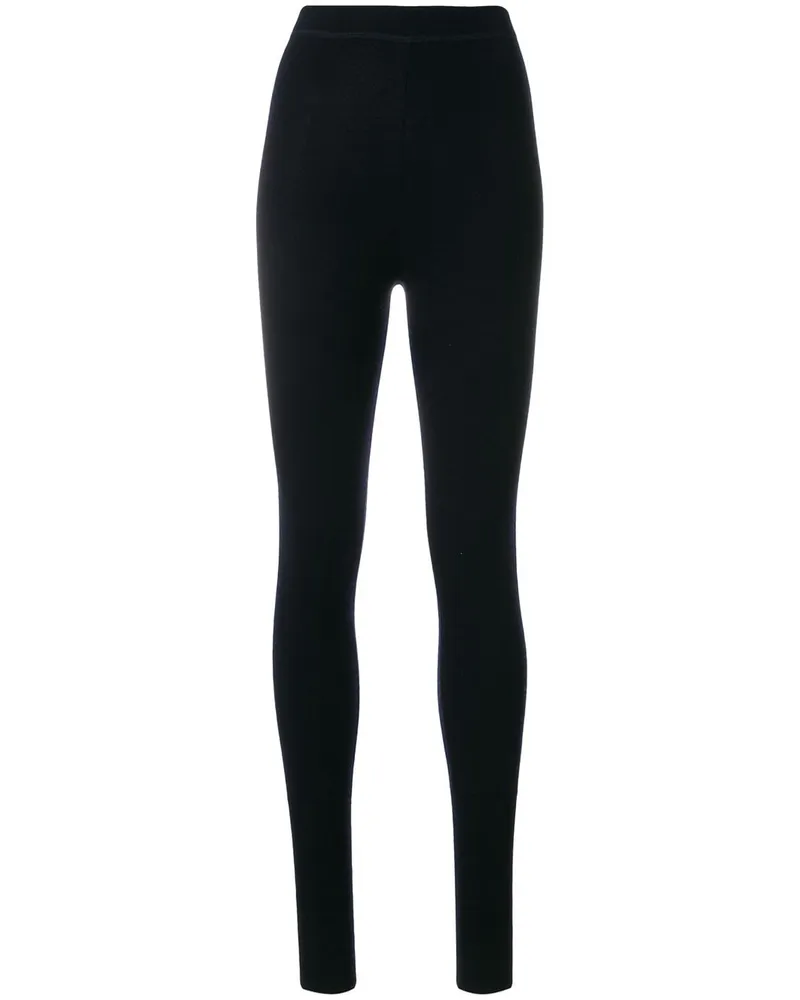 N.Peal Leggings aus Kaschmir - Blau Blau
