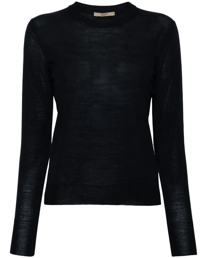 Nuur Pullover aus Merinowolle - Blau Blau