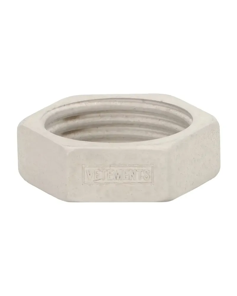 VETEMENTS Nut Brass Ring - Silber Silber