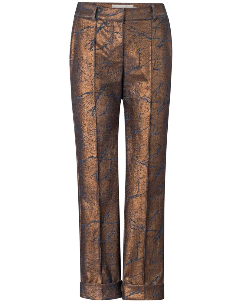 Silvia Tcherassi Garmet Cropped-Hose - Braun Braun