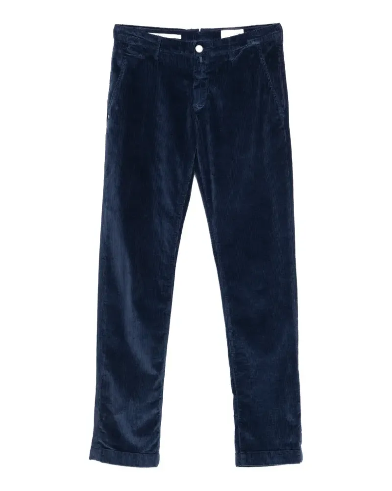 Jacob Cohën Bobby Hose aus Cord - Blau Blau