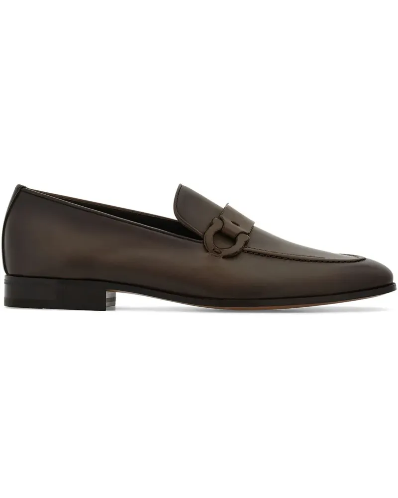 Ferragamo Gancini Loafer - Braun Braun