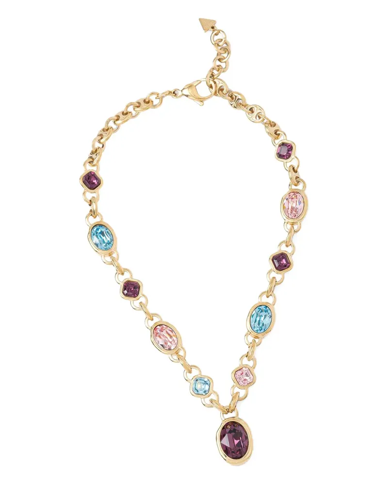 Guess Mamounia Halskette mit ovalem Anhänger - Gold Gold