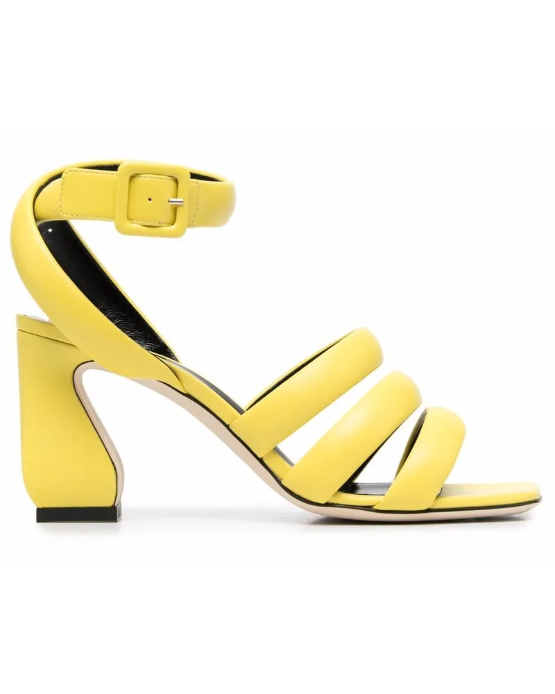 Sergio Rossi Sandalen aus Leder - Gelb Gelb
