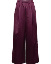 forte_forte Palazzohose aus Satin Violett