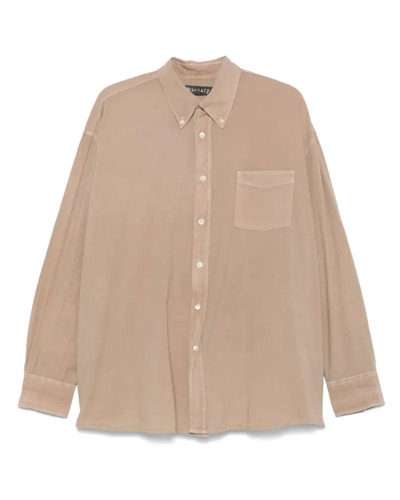 Our Legacy Borrowed BD Hemd - Nude Nude