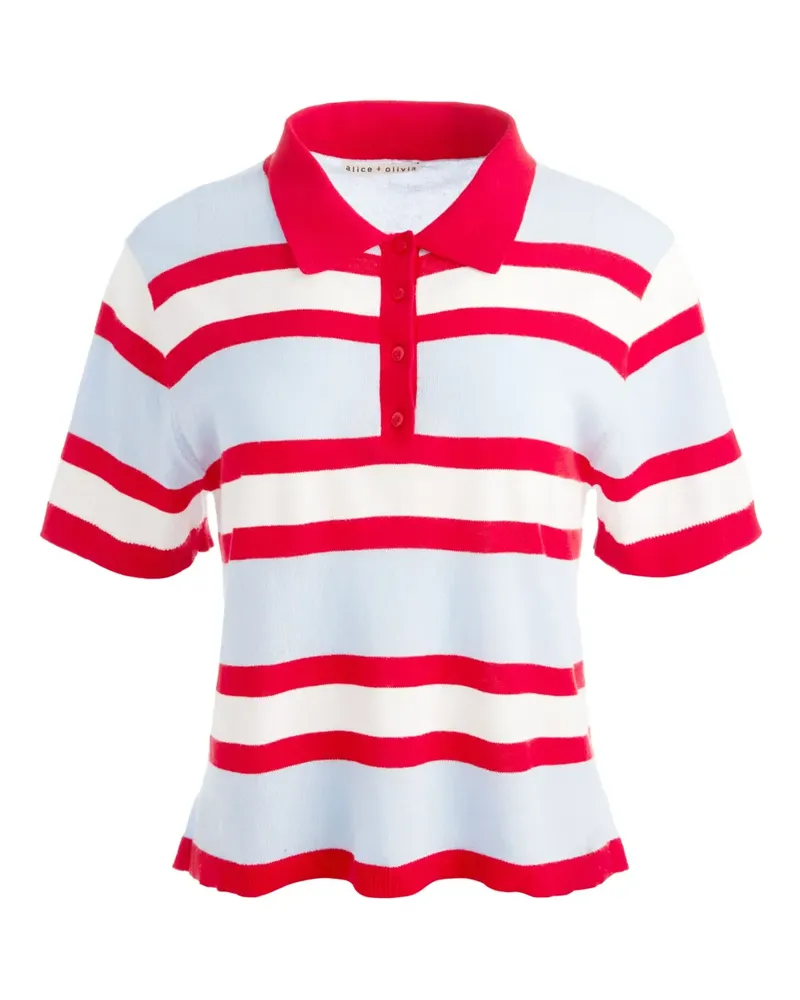 Alice + Olivia Tillie Poloshirt - Blau Blau