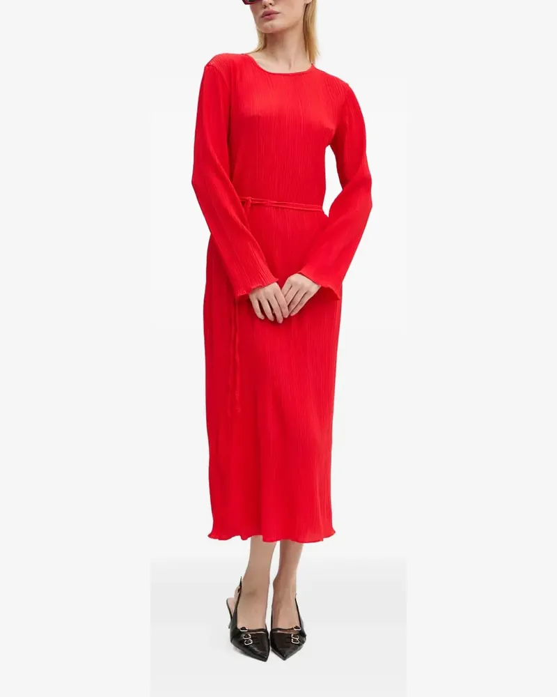 Never Fully Dressed Midikleid mit langen Ärmeln - Rot Rot