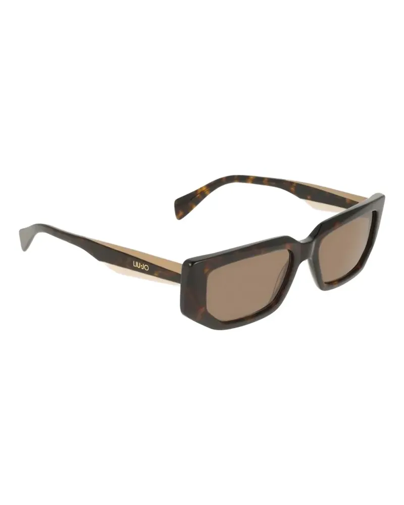 Liu Jo rectangle-frame sunglasses - Braun Braun