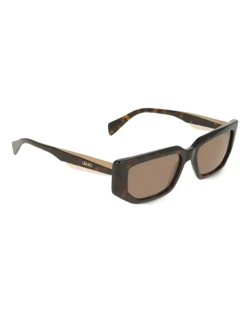 Liu Jo rectangle-frame sunglasses - Braun Braun