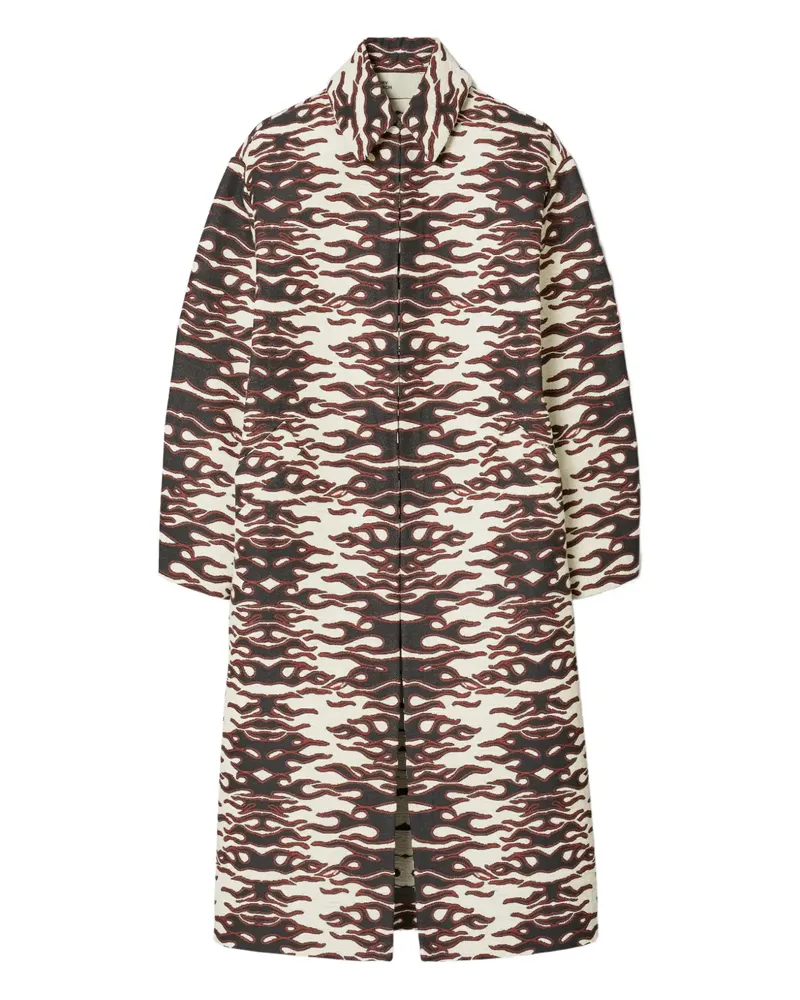 Tory Burch Mantel aus Flammen-Jacquard - Nude Nude