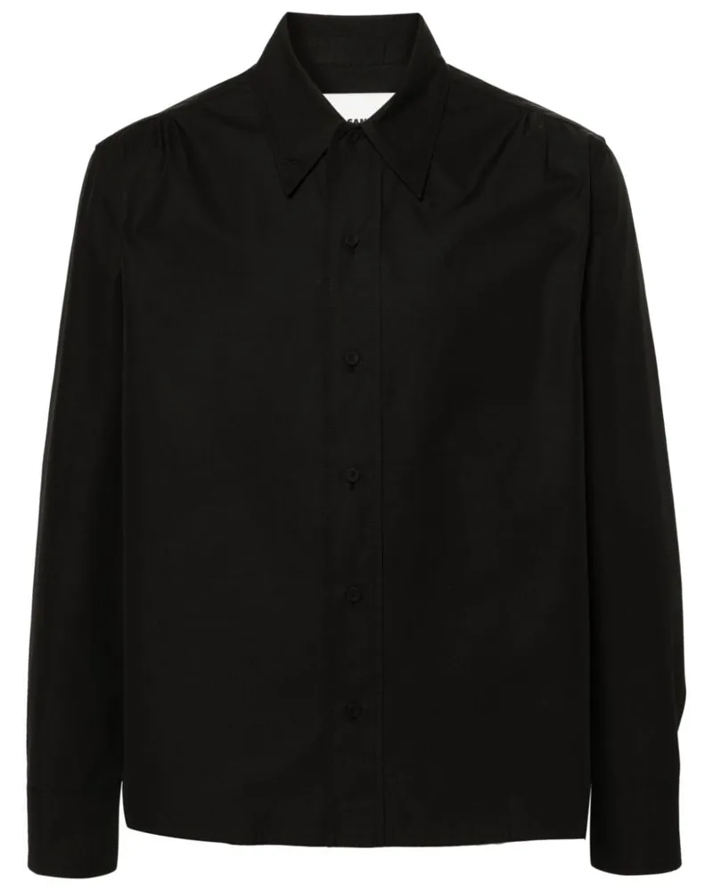Jil Sander Hemd mit klassischem Kragen - Schwarz Schwarz