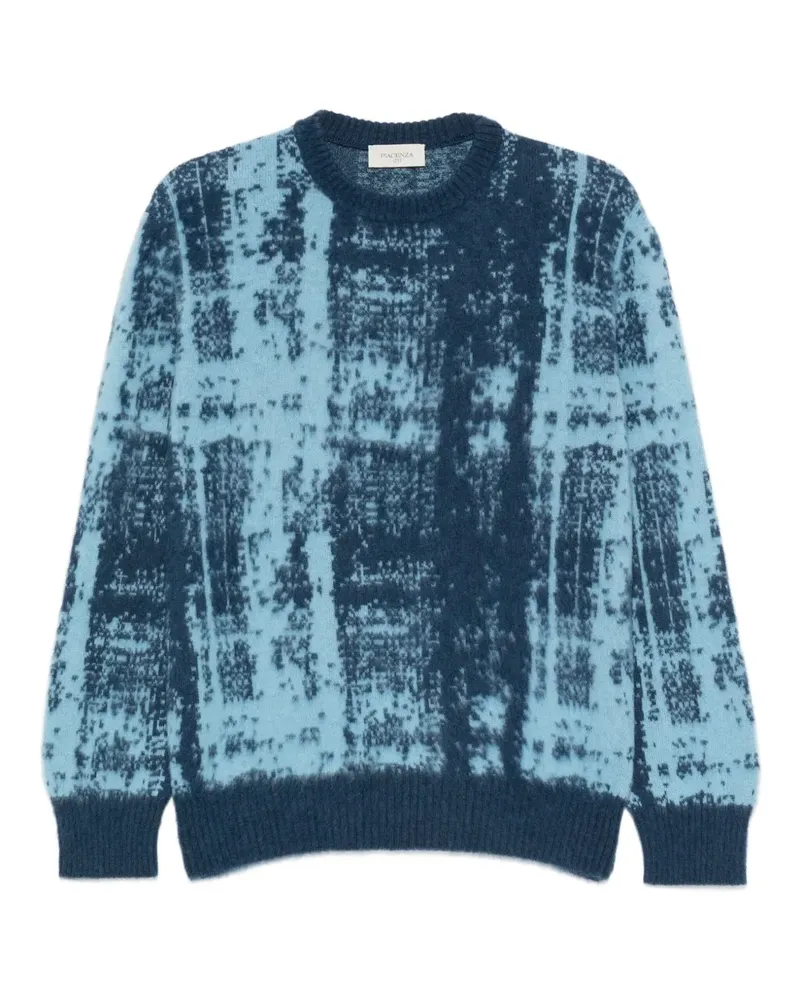 Piacenza Cashmere Pullover mit Rundhalsausschnitt - Blau Blau