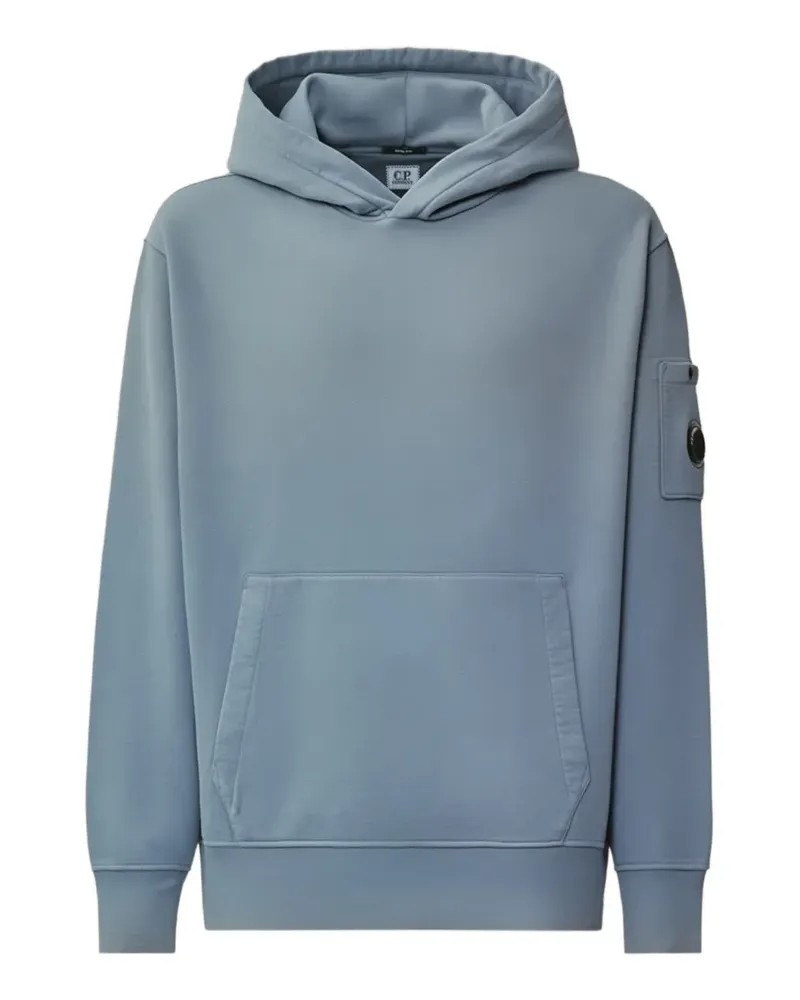 C.P. Company Hoodie mit Linsen-Detail - Blau Blau