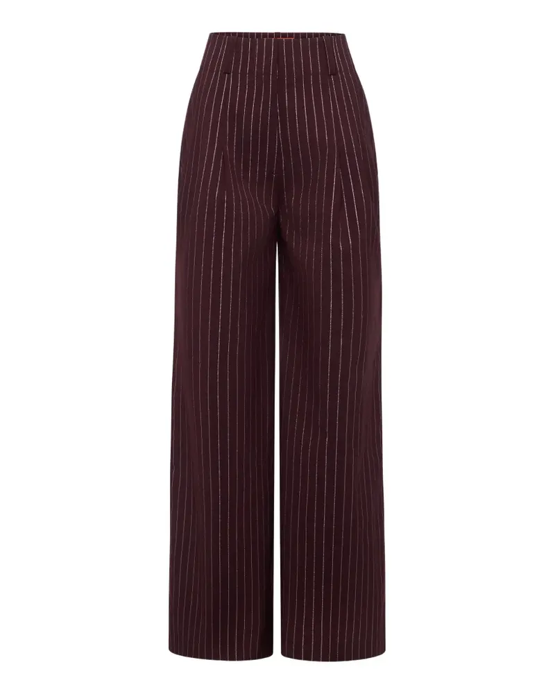 Simon Miller Bloo Leinenhose mit Nadelstreifen - Rot Rot