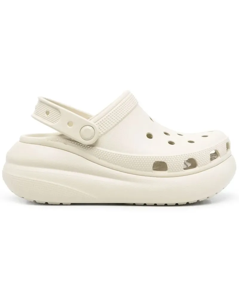 Crocs Pantoletten mit Knöchelriemen - Nude Nude