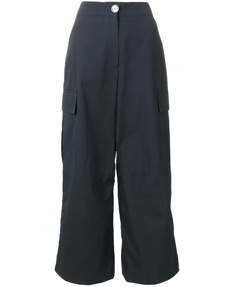 Walk Of Shame Palazzohose mit Taschen - Blau Blau