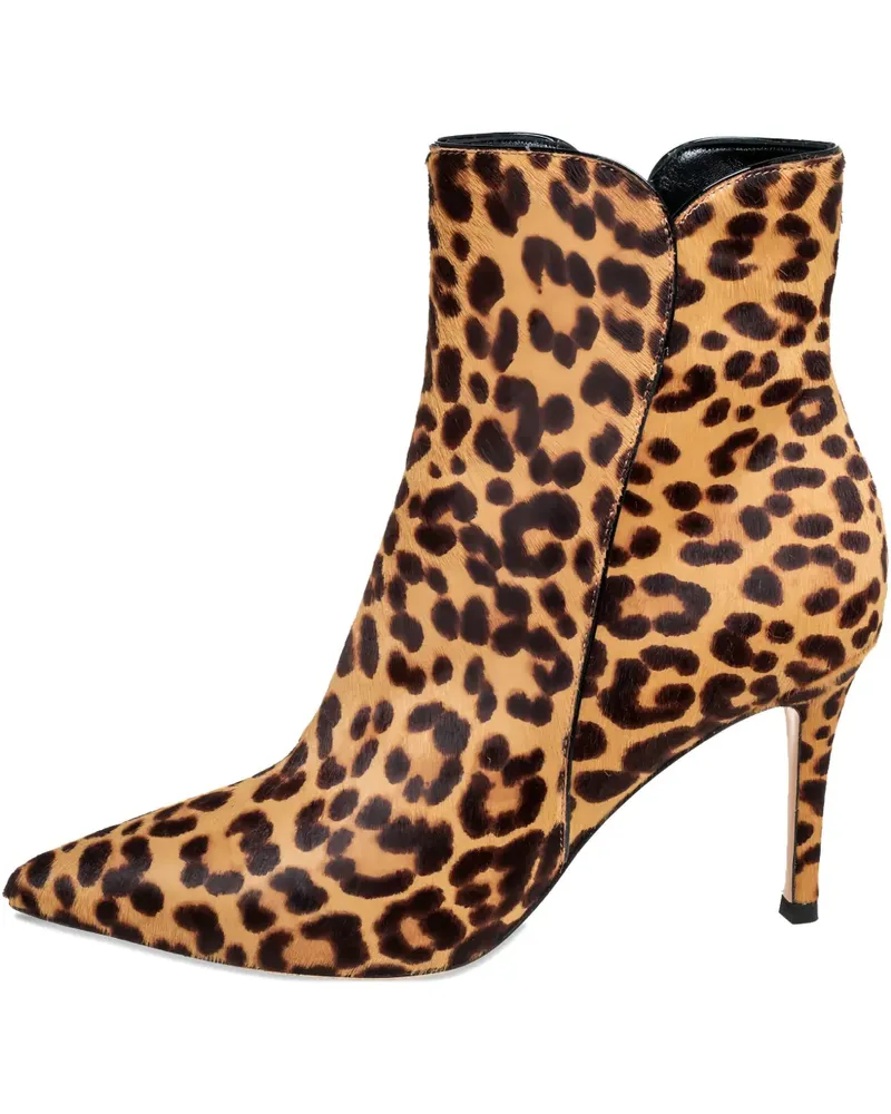 Gianvito Rossi 2024 Levy Stiefel 85mm - Braun Braun