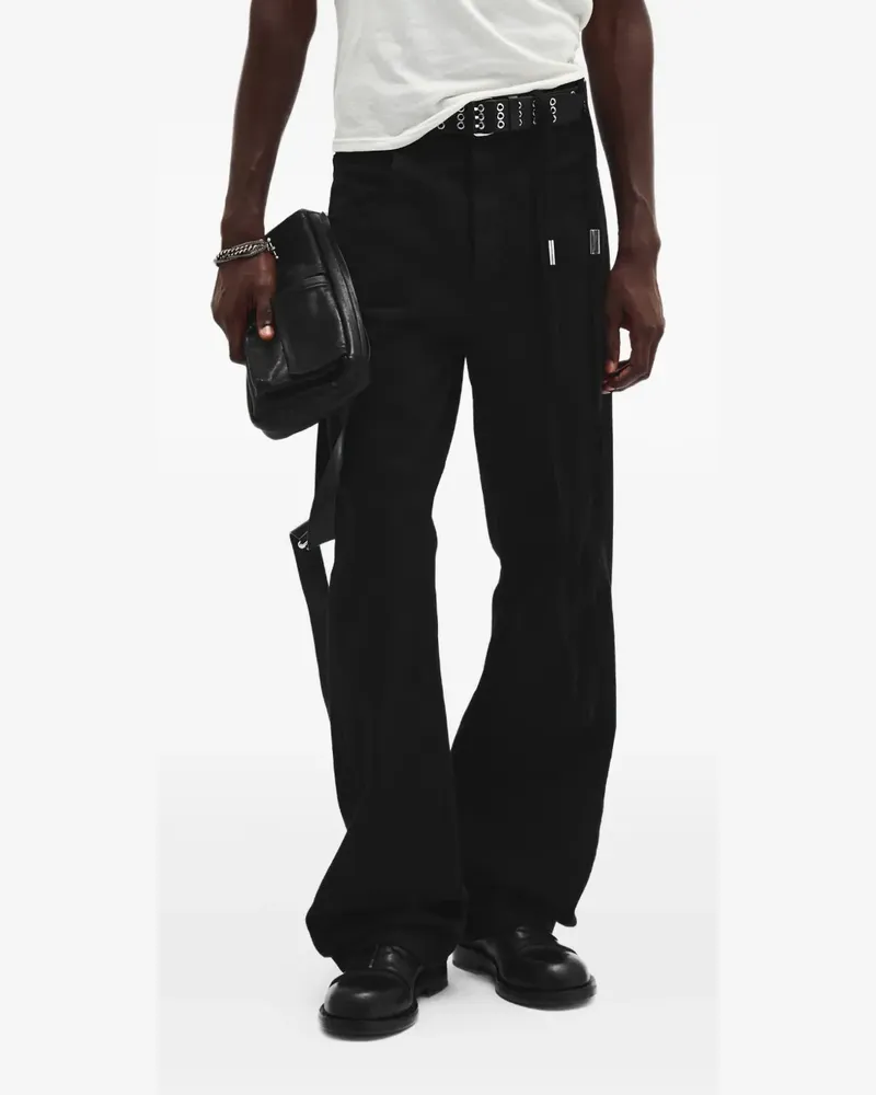 Ann Demeulemeester Ronald Jeans - Schwarz Schwarz