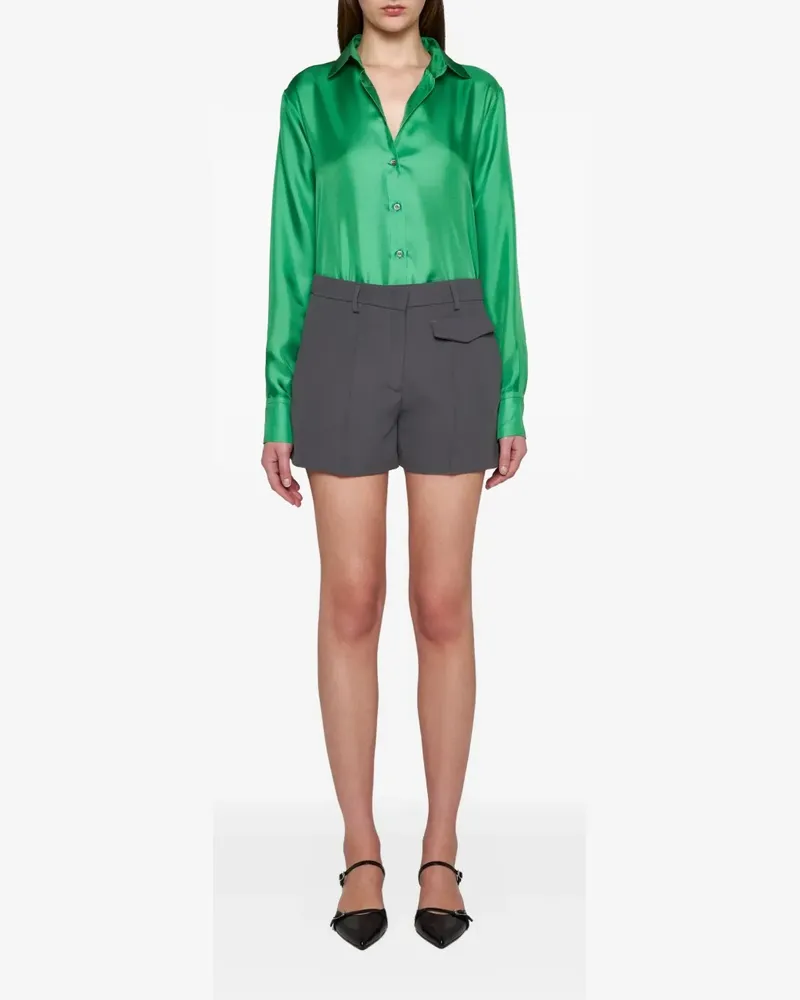 Blanca Shorts mit Falten - Grau Grau