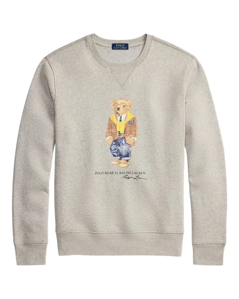Ralph Lauren Sweatshirt mit Polo Bear - Grau Grau