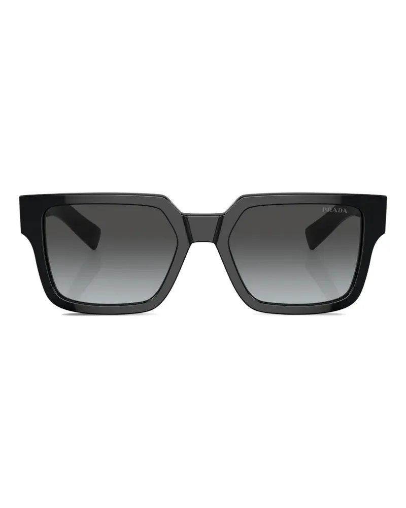 Prada geometric sunglasses - Schwarz Schwarz