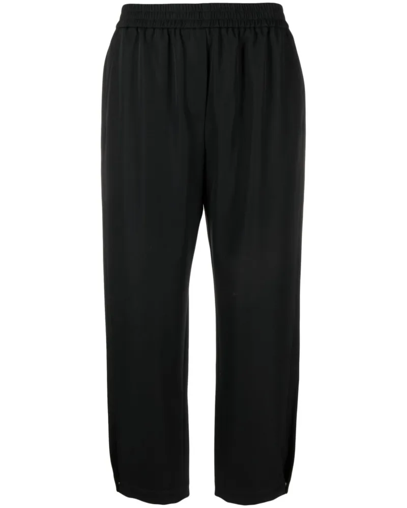 Giorgio Armani Hose mit elastischem Bund - Schwarz Schwarz