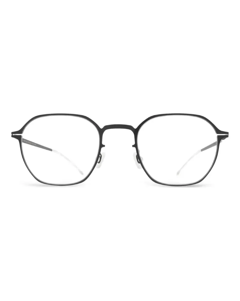 Mykita Isla Brille mit geometrischem Gestell - Schwarz Schwarz