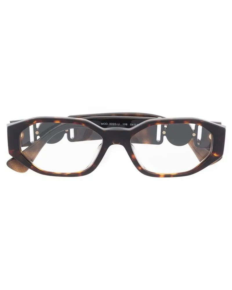 Versace Brille in Schildpattoptik - Braun Braun