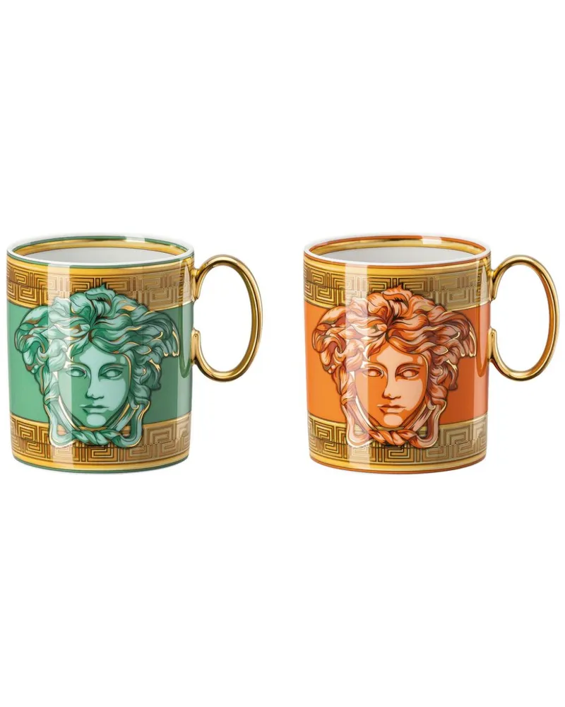 Versace Medusa Amplified Kaffeetassen (2er-Set) - Grün Grün