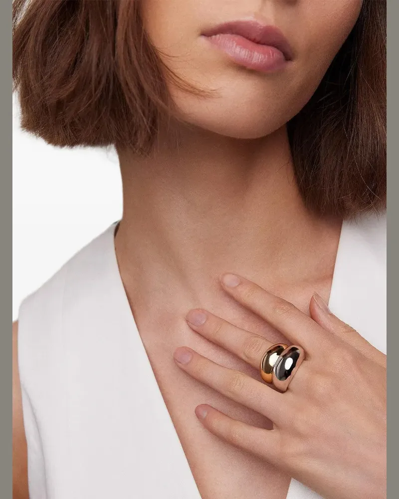 Jennifer Fisher Chavez two-tone ring - Gold Gold
