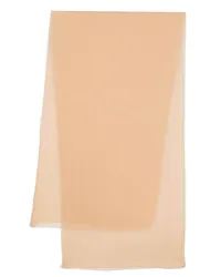 Alberta Ferretti Schal aus Seidenchiffon Nude